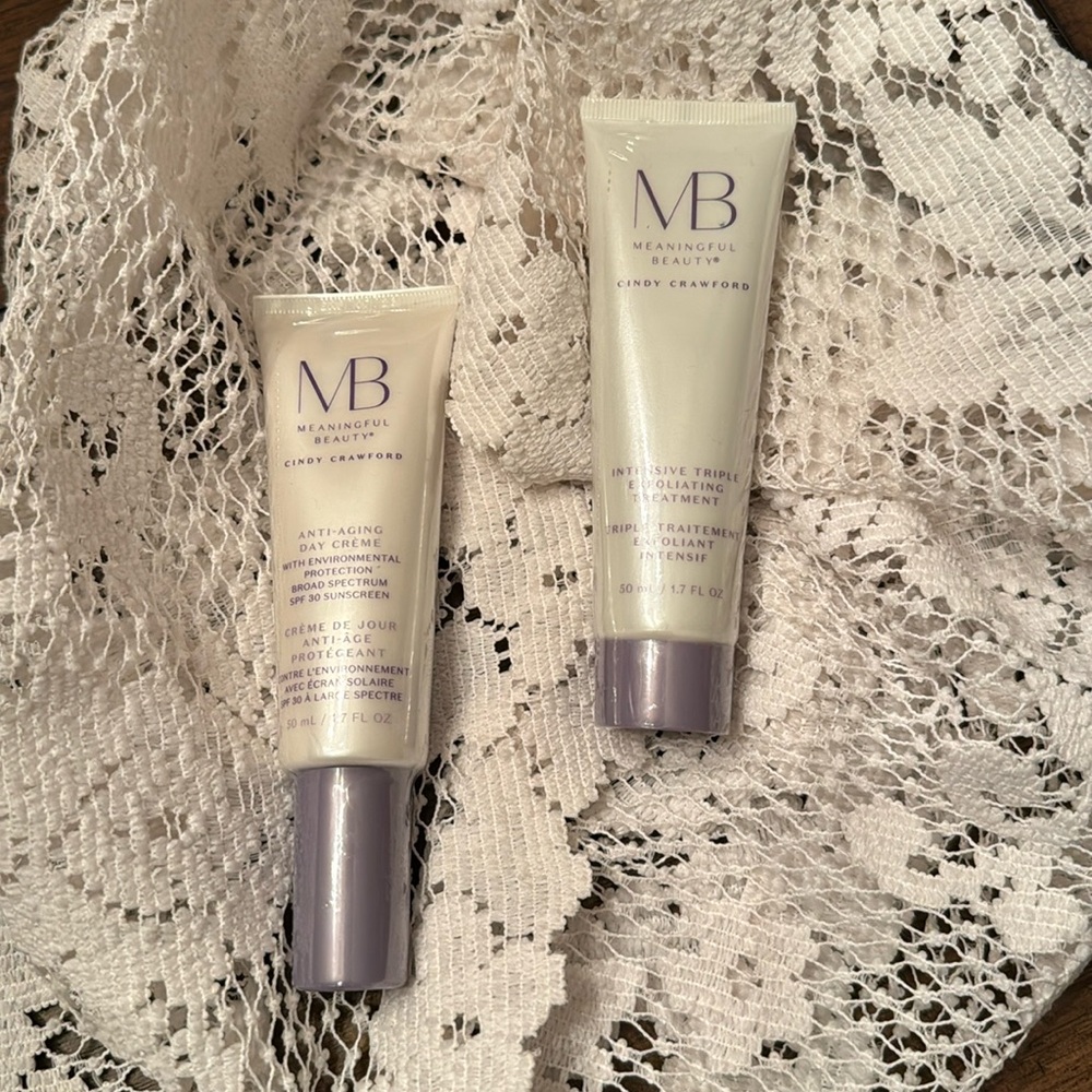 New never opened Set of Meaningful Beauty Facial Products